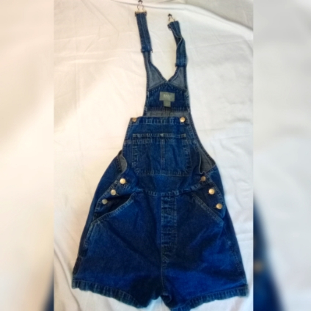 GH bass and Co overall shorts, denim